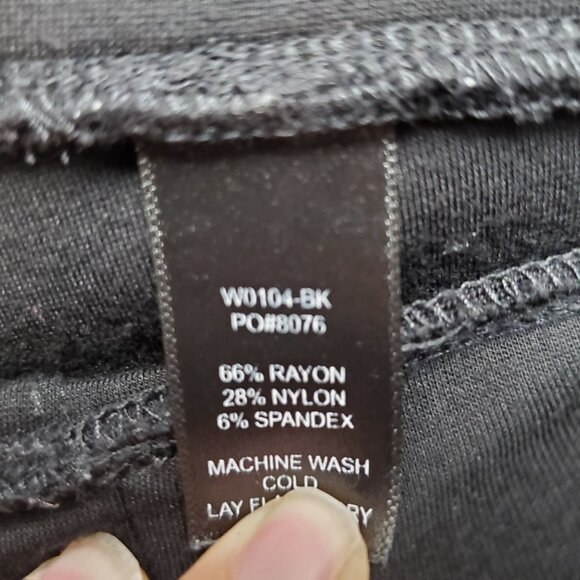 Betabrand Pants Womens XL Petite Black Wide-Leg Stretch Dress Pants Trousers - Picture 3 of 8